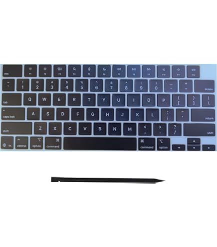 Replacement US Keycaps Keys Compatible with MacBook Air M2 Retina